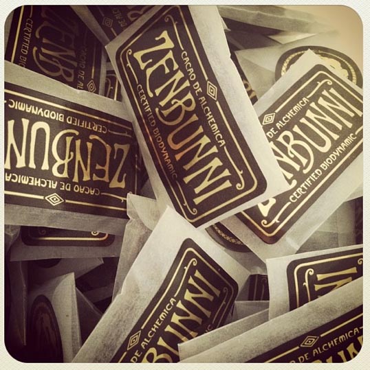 The ZenBunni Biodynamic Chocolate Shop is Now Open!!! We are located at 1629 Abbot Kinney Blvd. Venice California 90291 (next to the Tasting Kitchen - behind Left House) Winter Hours: Tues thru Sunday 11:30am - 5:30pm Web: ZenBunni.Com Phone: Email: